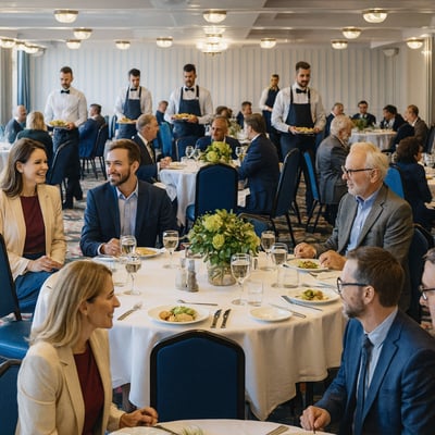 lunch at the Grad Cam